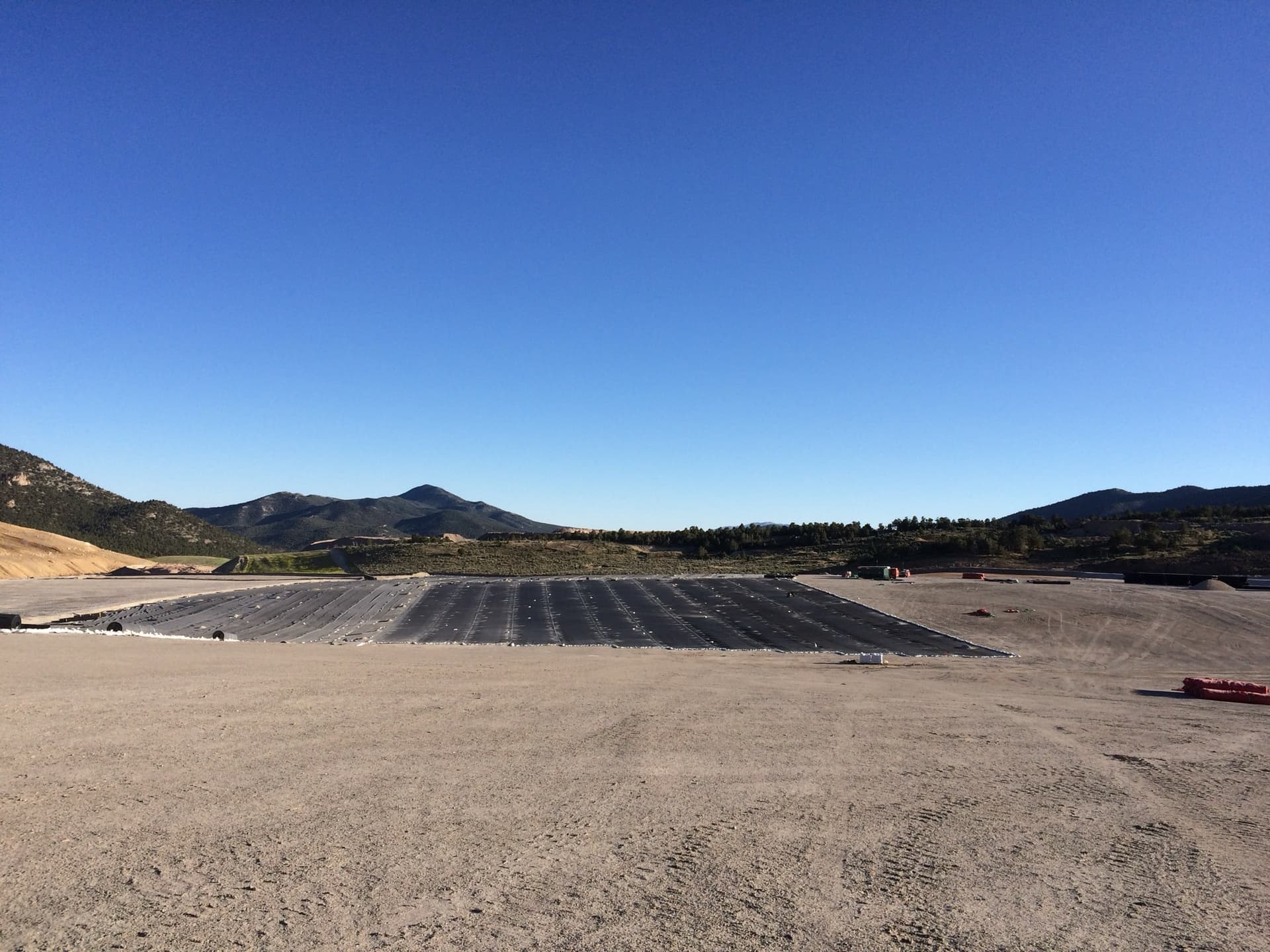 Lined landfill cell installed by EC Applications